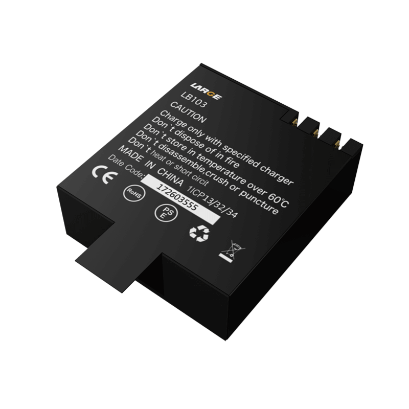 3.7V 1200mAh 1203030 聚合物鋰電池 運動相機電池，鈷酸鋰材料